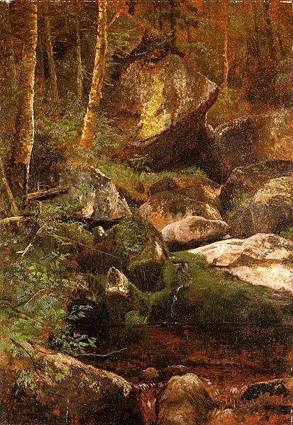 Albert Bierstadt Forest_Stream China oil painting art